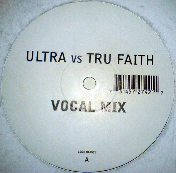 Ultra Naté vs. Tru Faith : Get It Up (The Feeling) (12", Promo)