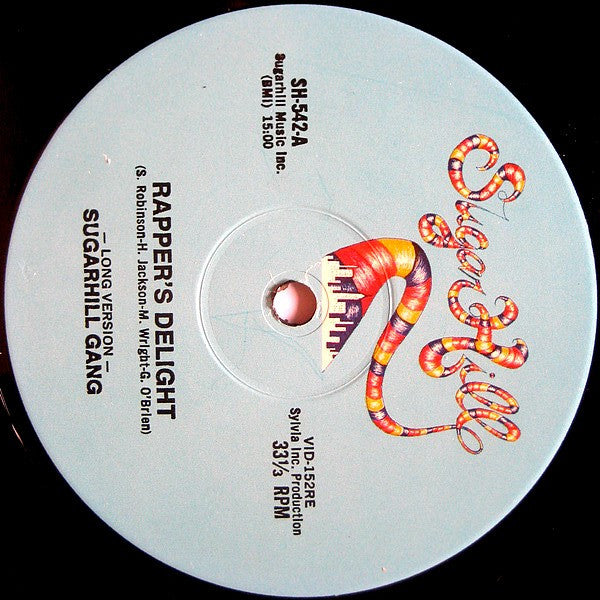 Sugarhill Gang : Rapper's Delight (12", Single, Rai)