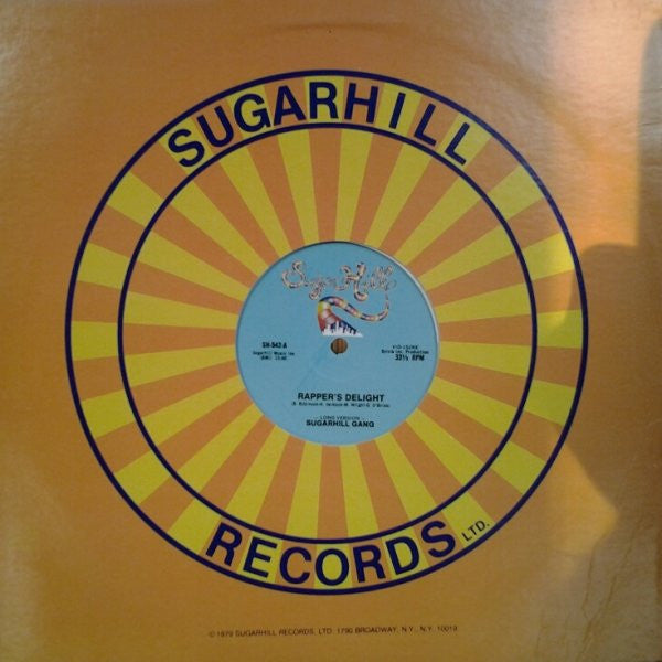 Sugarhill Gang : Rapper's Delight (12", Single, Rai)