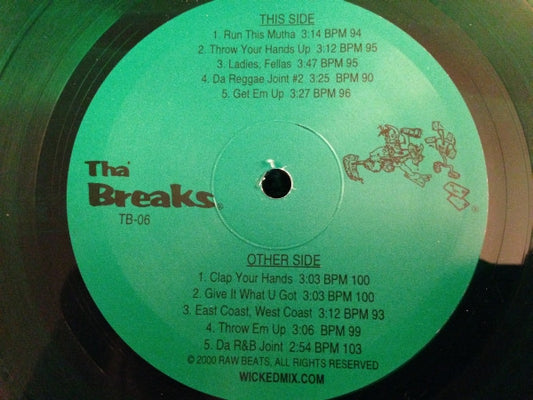 Raw Beats : Tha' Breaks #06 (12", Gre)