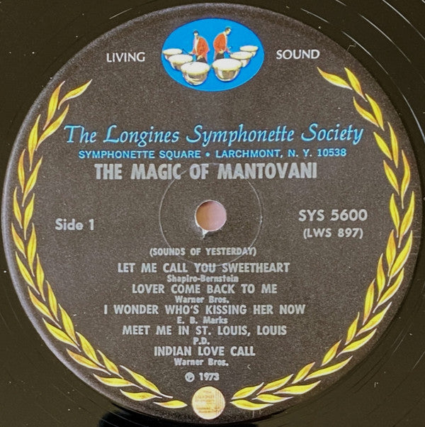 The Longines Symphonette : The Magic Of Mantovani (LP)