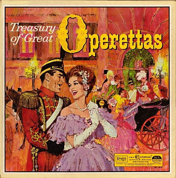 Various : Treasury Of Great Operettas (9xLP, Mono + Box, Comp)