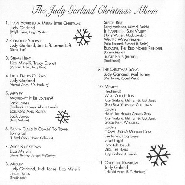 Judy Garland : The Judy Garland Christmas Album (CD, Comp)