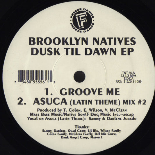 Brooklyn Natives : Dusk Til Dawn EP (12", EP)