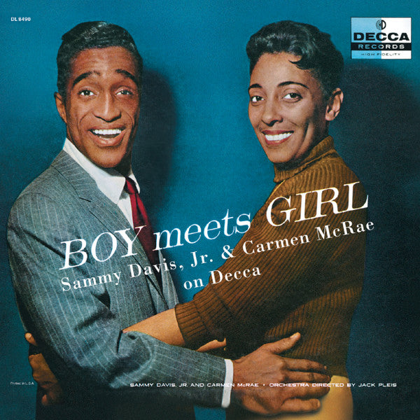 Sammy Davis Jr. And Carmen McRae : Boy Meets Girl (LP, Album, Mono)