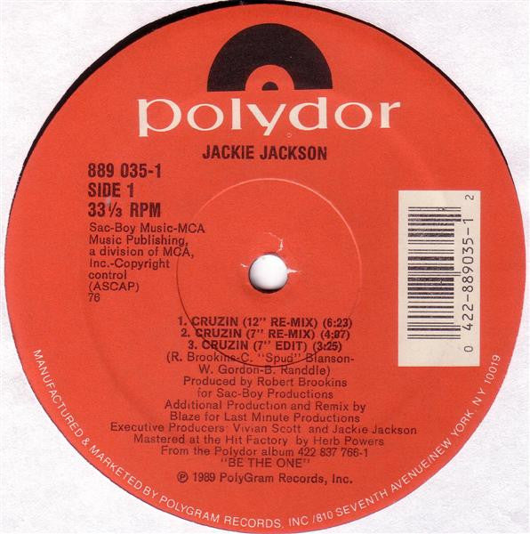 Jackie Jackson : Cruzin (12")