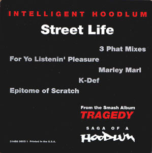 Intelligent Hoodlum : Street Life (12", Promo)