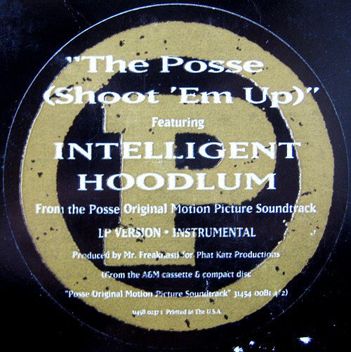 Intelligent Hoodlum : The Posse (Shoot 'Em Up) (12", Single, Promo)