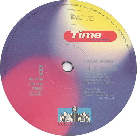 Linda Ross : Up & Down (12")