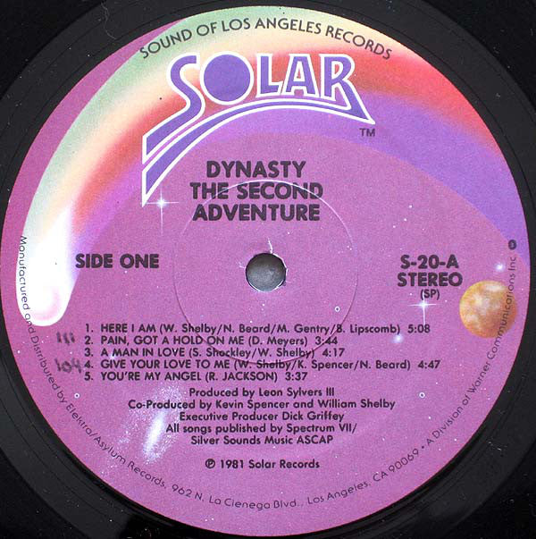 Dynasty : The Second Adventure (LP, Album, SP)