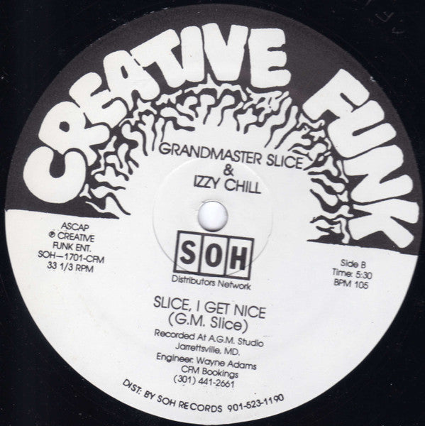 Grandmaster Slice & Izzy Chill : Shall We Dance (Electric Slide) (12", Promo)