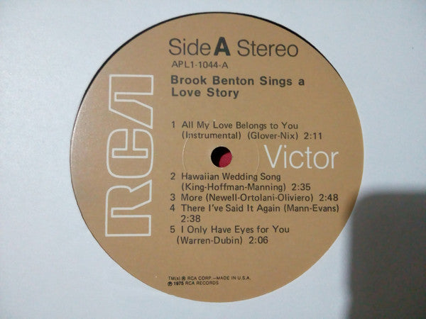 Brook Benton : Brook Benton Sings A Love Story (LP, Album)