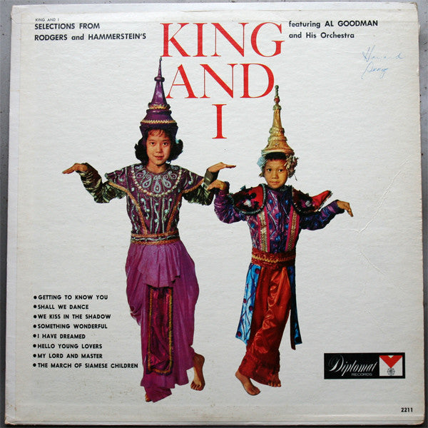 Al Goodman And His Orchestra With Susan Shaute And Richard Torigi : King And I (LP, Album)