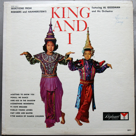 Al Goodman And His Orchestra With Susan Shaute And Richard Torigi : King And I (LP, Album)