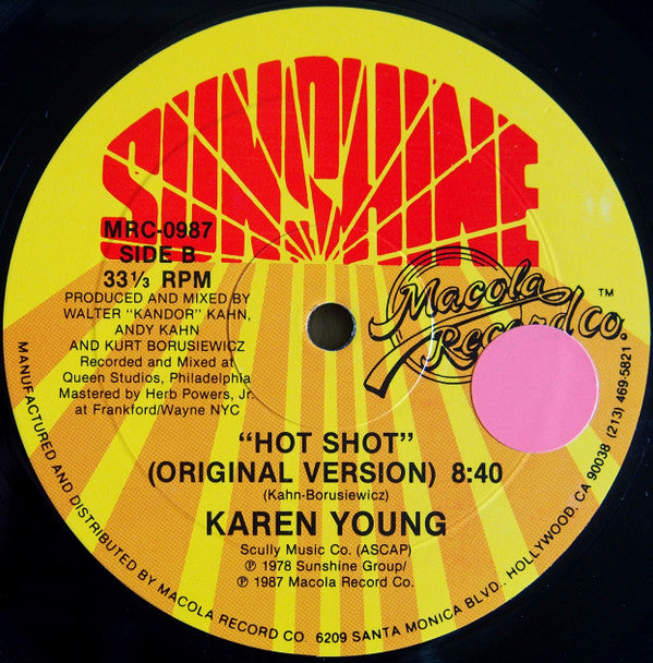 Karen Young : Hot Shot (12")