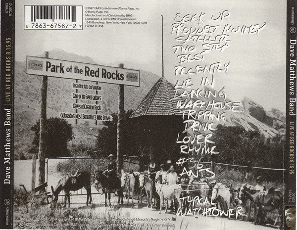 Dave Matthews Band : Live At Red Rocks 8.15.95 (2xCD, Album)