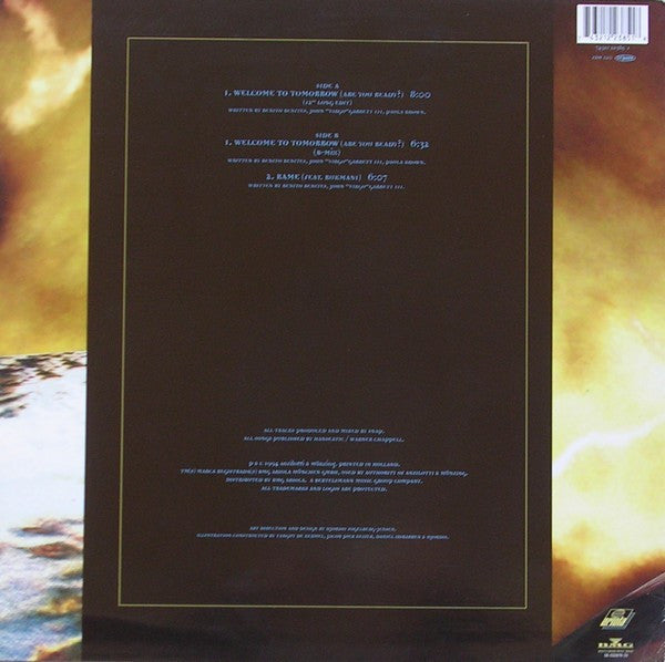 Snap! Feat. Summer : Welcome To Tomorrow (Are You Ready?) (12")