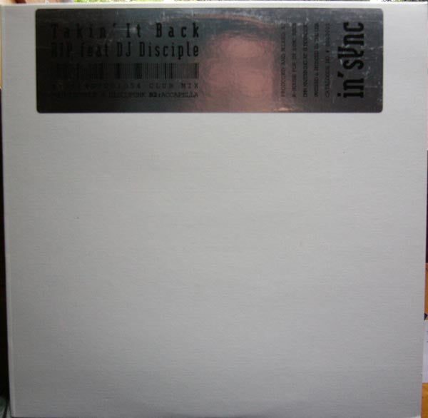 R.I.P. Productions Feat DJ Disciple : Takin' It Back (12")