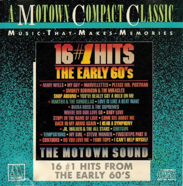 Various : 16 #1 Hits From The Early 60's (CD, Comp, RE)