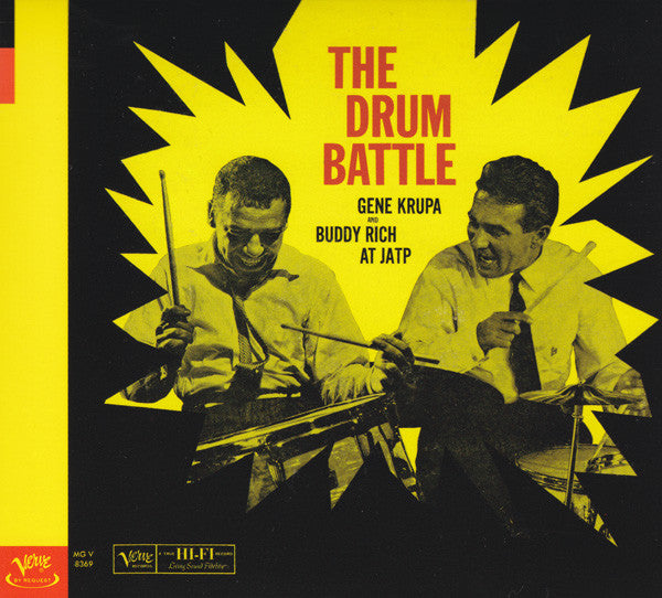 Gene Krupa And Buddy Rich : The Drum Battle (Gene Krupa And Buddy Rich At JATP) (CD, Album, RE, RM, Dig)
