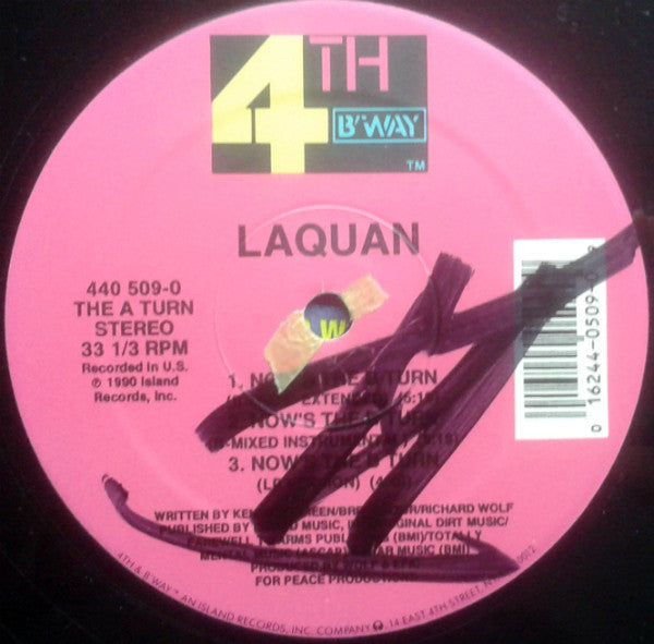 Laquan : Now's The B-Turn (12", Single)