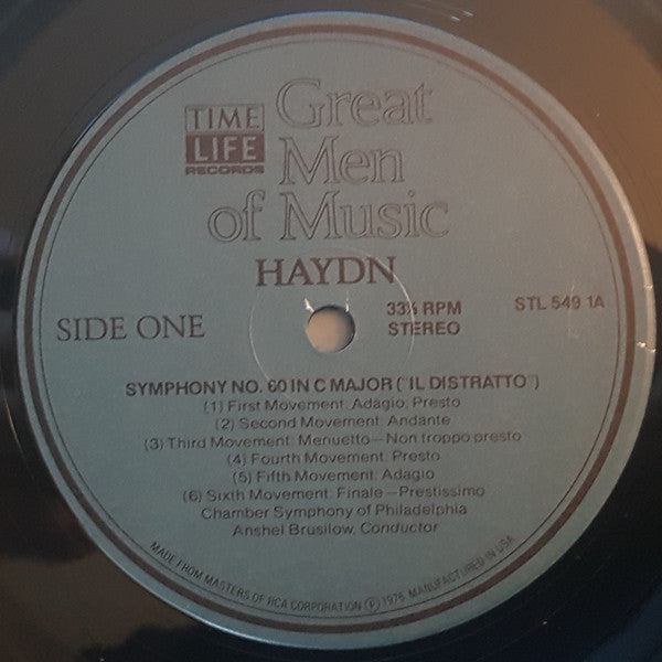 Joseph Haydn : Great Men Of Music (4xLP, Comp + Box)