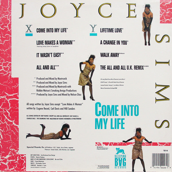 Joyce Sims : Come Into My Life (LP, Album)