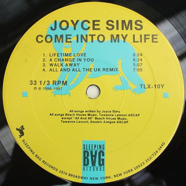 Joyce Sims : Come Into My Life (LP, Album)
