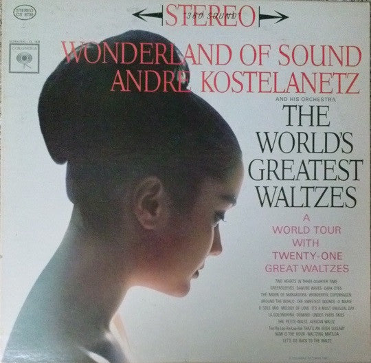 André Kostelanetz And His Orchestra : Wonderland Of Sound - The World's Greatest Waltzes (LP, Album)