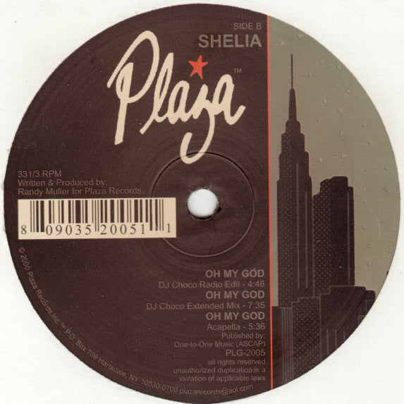 Shelia : Oh My God (12")