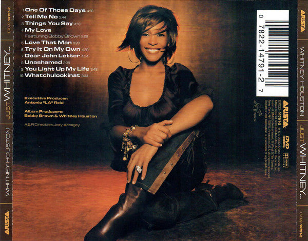 Whitney Houston : Just Whitney... (CD, Album + DVD-V, NTSC + Ltd)