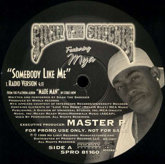 Silkk The Shocker : Somebody Like Me (12", Promo)