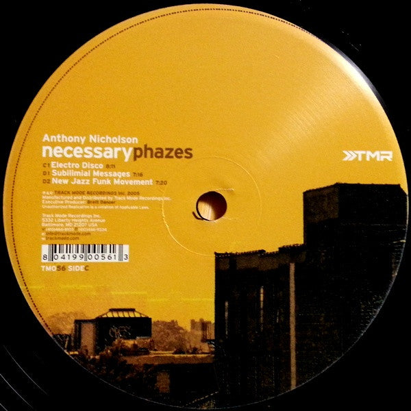 Anthony Nicholson : Necessary Phazes (2x12", Album)