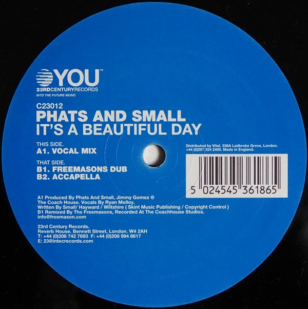 Phats & Small : It's A Beautiful Day (12")