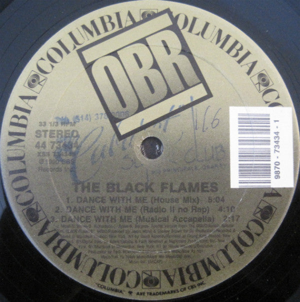 The Black Flames : Dance With Me (12")