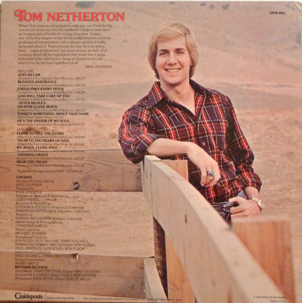 Tom Netherton : Just As I Am (LP, Album)