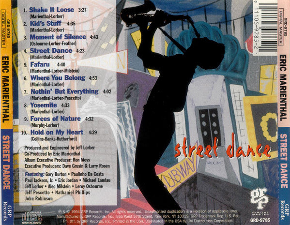 Eric Marienthal : Street Dance (CD, Album)