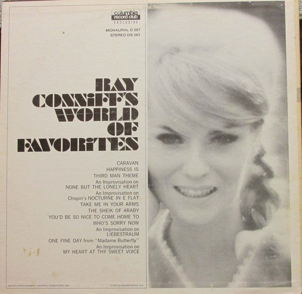 Ray Conniff : Ray Conniff's World Of Favorites (LP, Album)