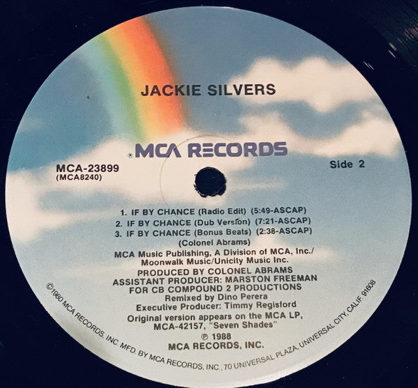 Jackie Silvers : If By Chance (12")