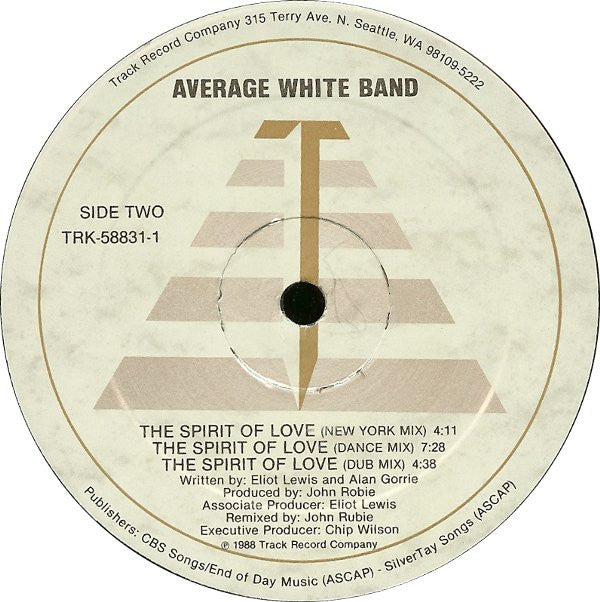 Average White Band Featuring Chaka Khan And Ronnie Laws : The Spirit Of Love (12")