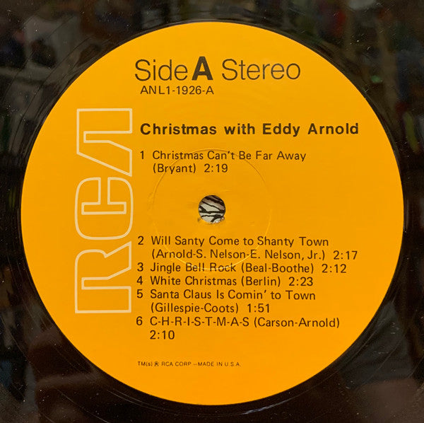 Eddy Arnold : Christmas With Eddy Arnold (LP, RE)