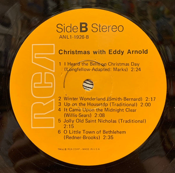 Eddy Arnold : Christmas With Eddy Arnold (LP, RE)