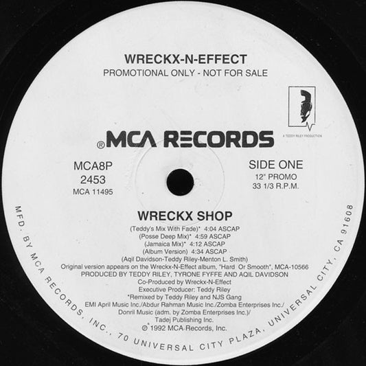Wrecks-N-Effect : Wreckx Shop (12", Single, Promo)