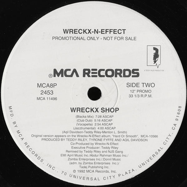 Wrecks-N-Effect : Wreckx Shop (12", Single, Promo)