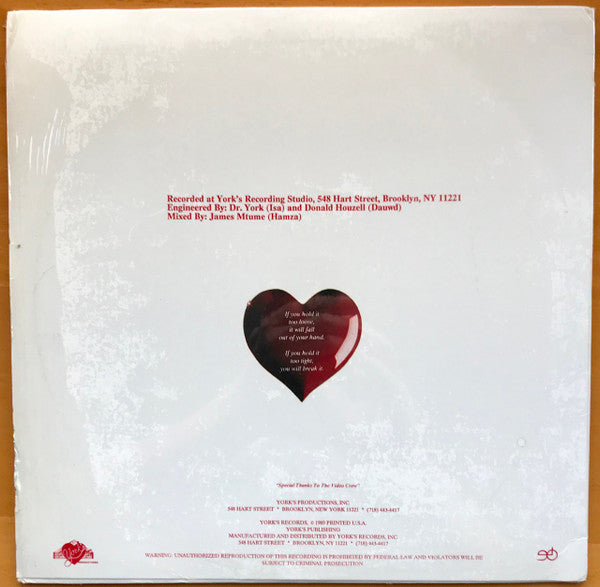 Dr. York : Someone's Been Sleeping In My Bed (12", Red)