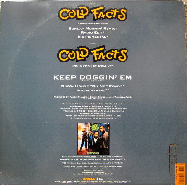 Too Nice : Cold Facts (12")