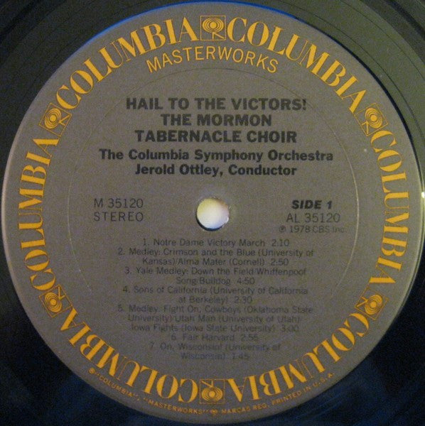 Mormon Tabernacle Choir : Hail To The Victors (LP)
