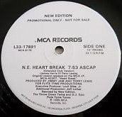 New Edition : N.E. Heart Break (12", Single, Promo)