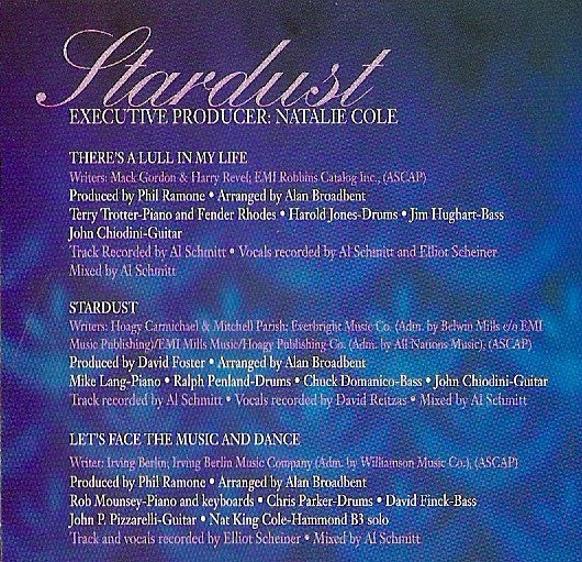 Natalie Cole : Stardust (CD, Album, Club)