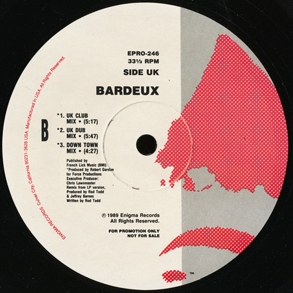 Bardeux : Thumbs Up (12", Promo)